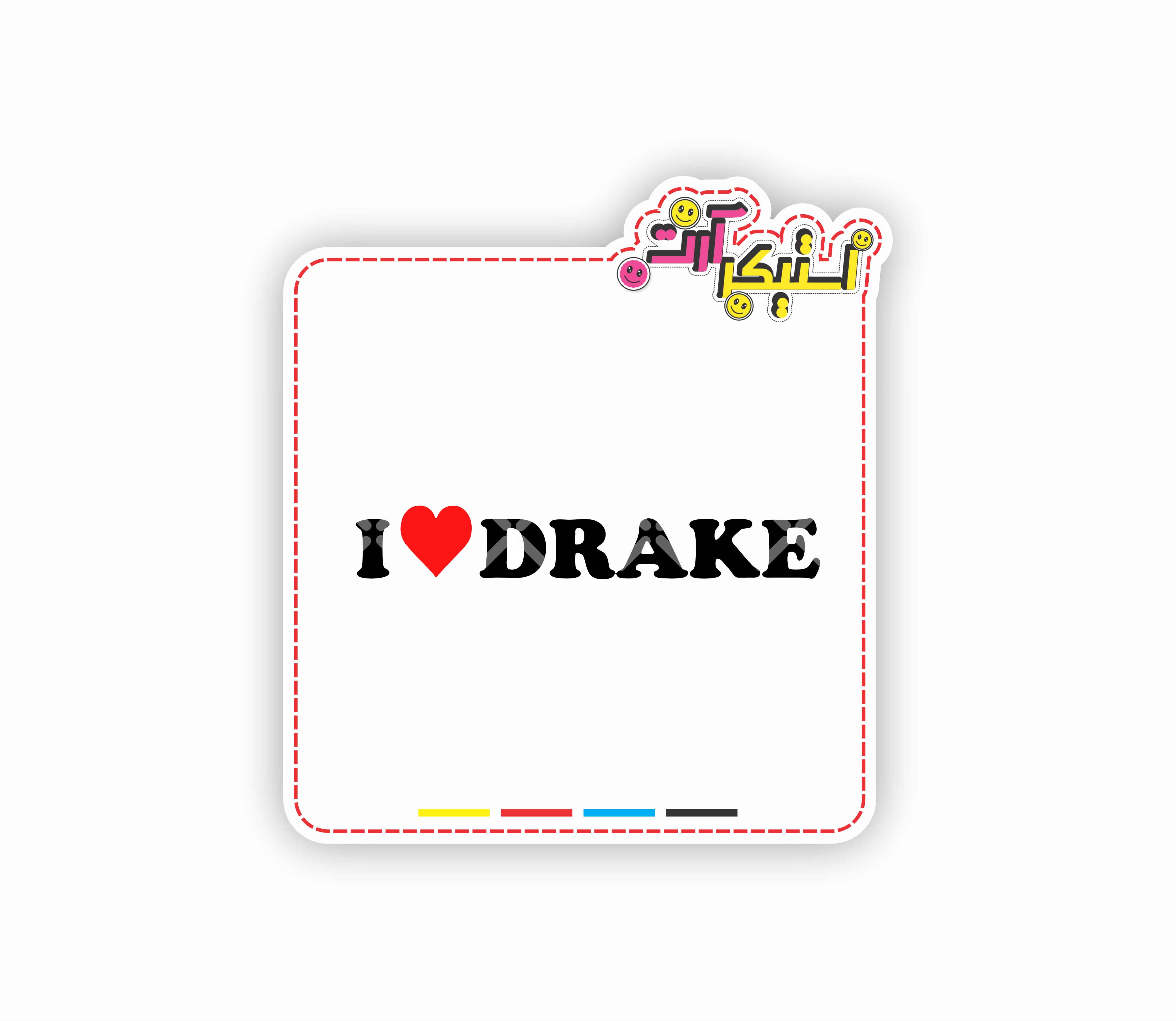 استیکر تکی عشق به Drake